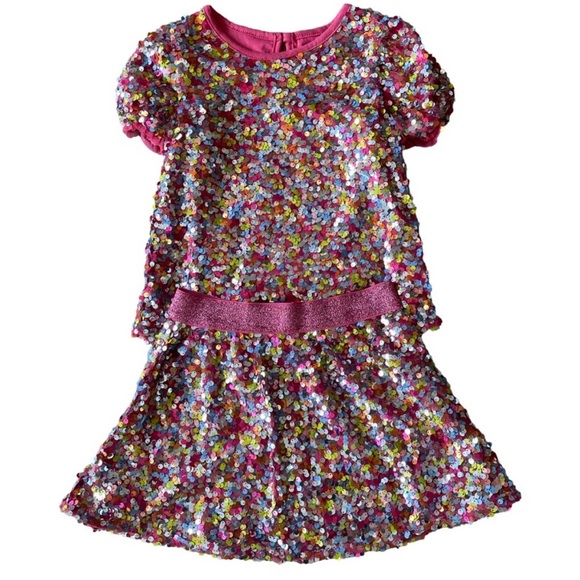 Garanimals Other - 365 Kids from Garanimals Sequin Skirt and Top Set Girls Size 6